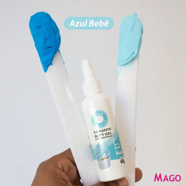 Corante Soft Gel Azul Bebê 15G MAGO